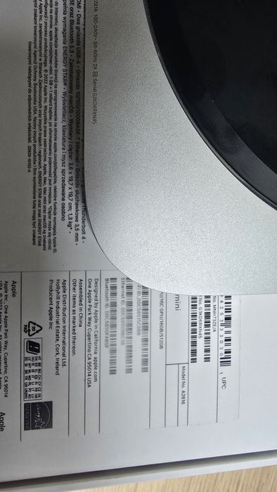 Mac mini M2 PRO 16/512GB