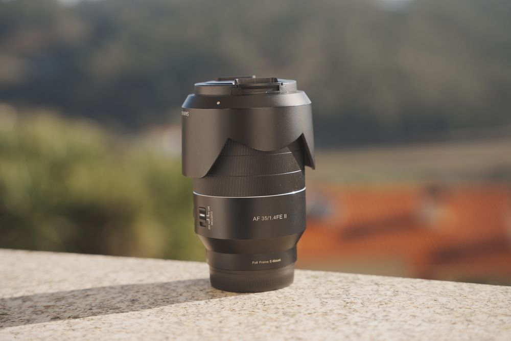Objetiva Samyang 35mm f1.4 FE II