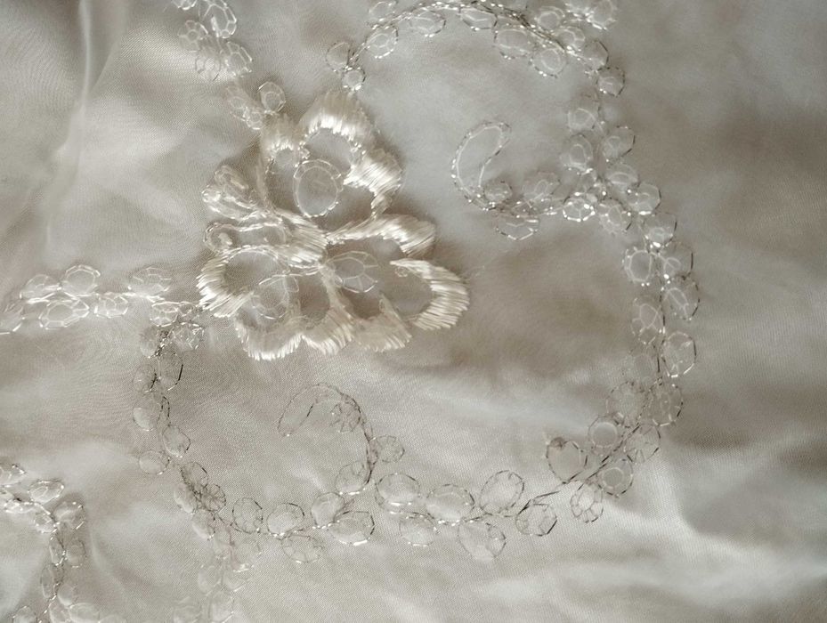 Narzutka/kapka na becik  CHRZEST