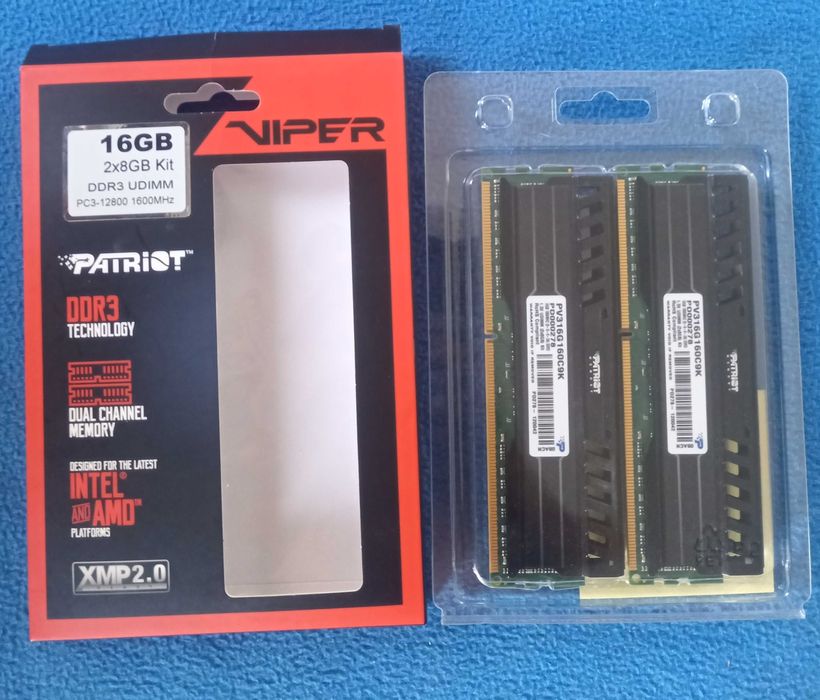 Pamięć RAM Patriot Viper 16GB 2x8Gb kit