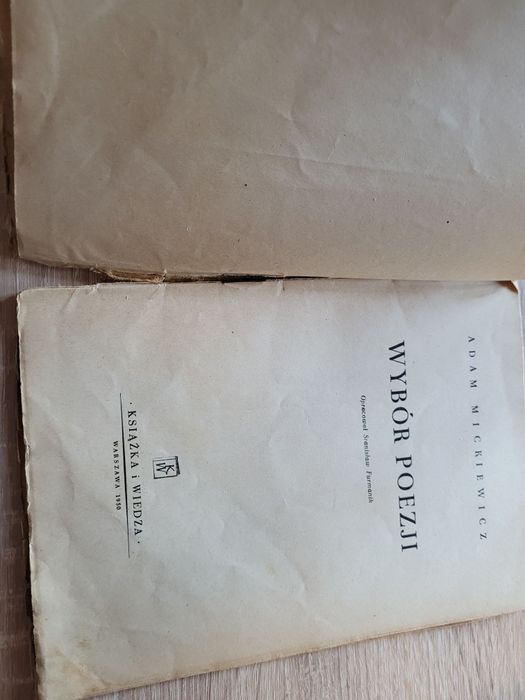 Adam Mickiewicz Wybór poezji 1950