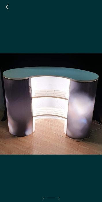 Stół eventowy Lumaline, składany,podświetlany,mobilny,pokrowiec