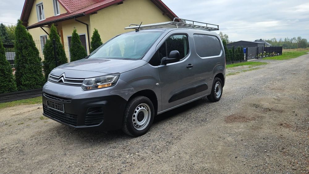 Citroën BERLINGO VAN  2020 ROK KLMA NAVI TEMPOMAT PARTNER  Hak Gwarancja przebiegu Czujniki cofania Bagaźnik dachowy