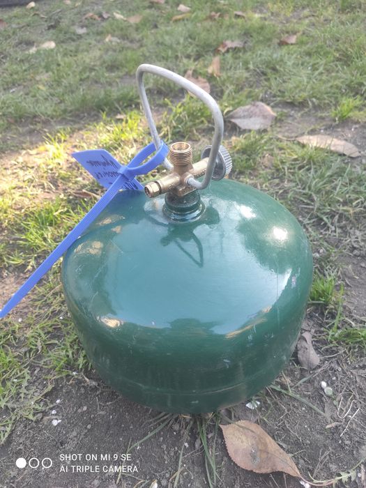 Mała butla na gaz