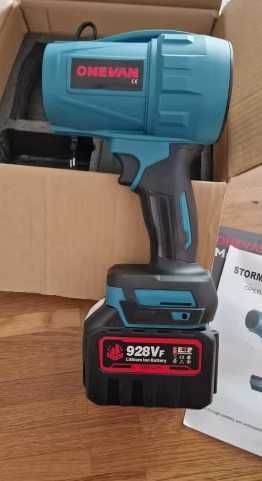 Nowa akumulatorowa dmuchawa Onevan 2000W bezszczotkowa + ładowarka