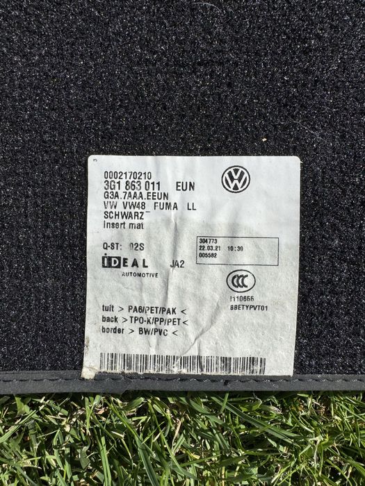 Dywaniki Volkswagen Passat