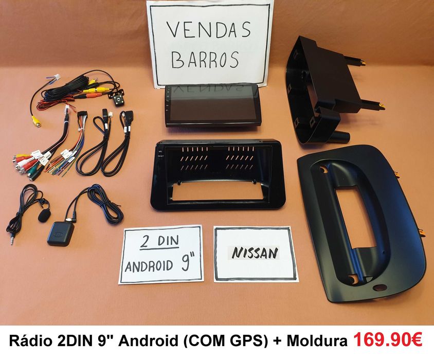(NOVO) Rádio 2DIN • Nissan NV200 • e-NV200 • NV250 • Android [4+64GB]