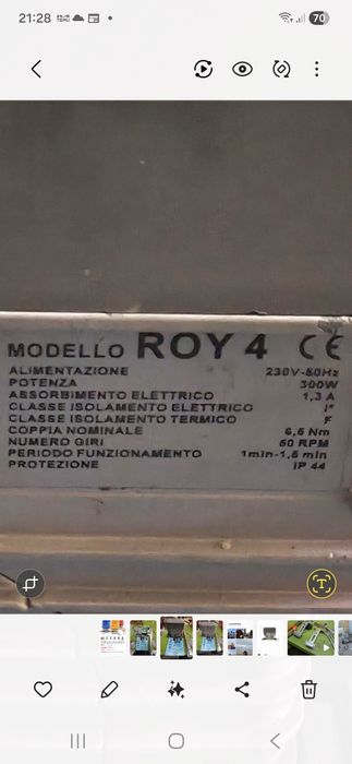 Motor Para Gate/ portão de correr Delma Bame Roy 4