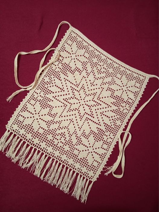 Вʼязаний фартух(припинда)