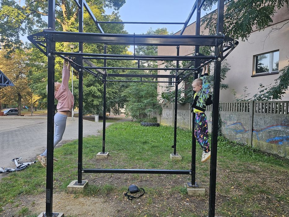 Konstrukcja Plac Park Street Workout Drążek podciągania  CROSSFIT