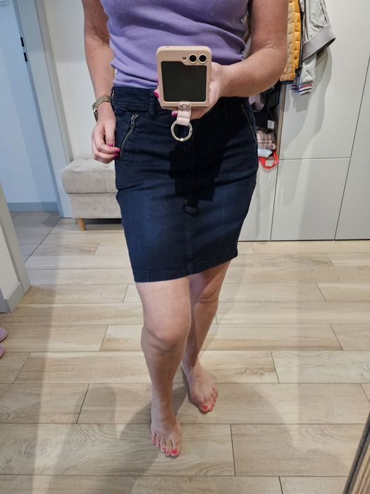 Spódnica jeansowa Esprit 38 granat