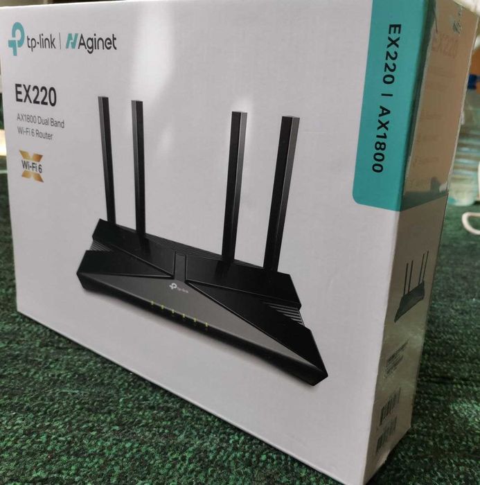 НОВИЙ Роутер TP-Link Archer EX220 (AX1800 Dual Band Wi-Fi 6 Router): 1 ...