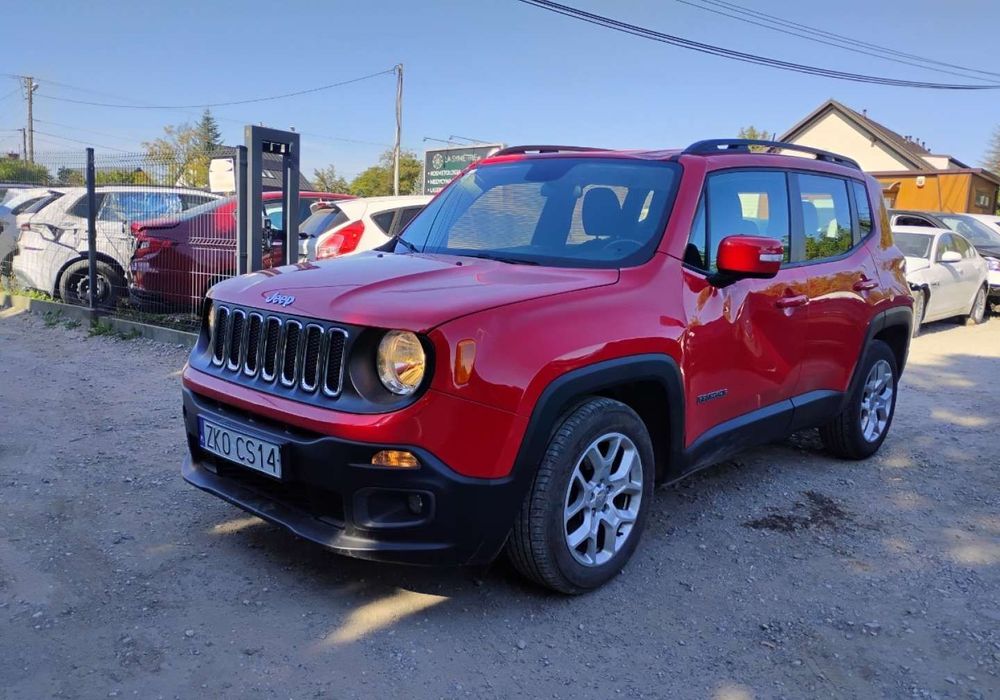 Jeep Renegade 2016r, 1.6 DIESEL. Uszkodzony. Poobijany. Jeździ.