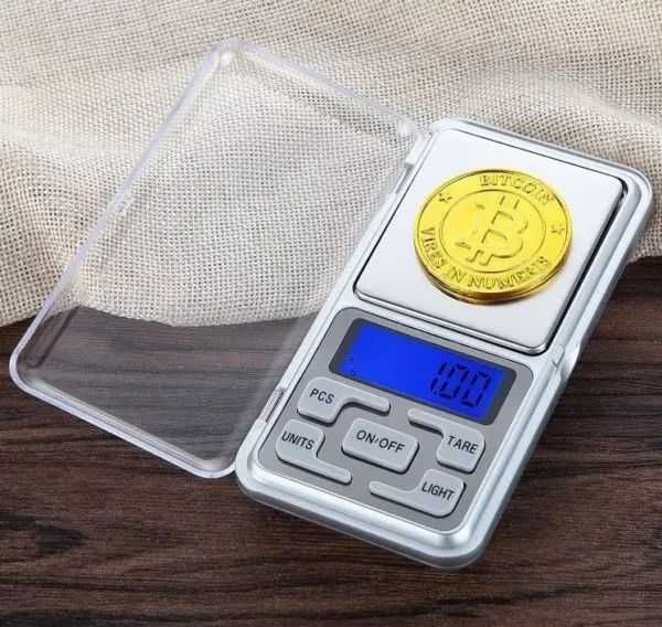 Ювелірні електронні ваги QCP-01 0-500 g, кишенькові ваги до 500 грам