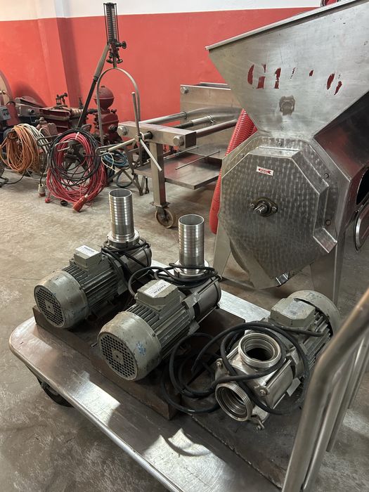 Motores de remonta para vinho, completos, Totalmente em inox.