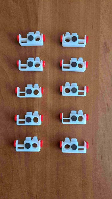 Podpora pręta szeroka z magnesem do rynny żaluzji pionowych 10 szt.