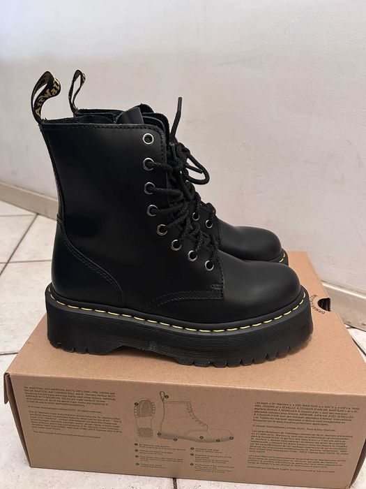 Dr. Martens Jadon platforma czarne | kultowe botki | 39