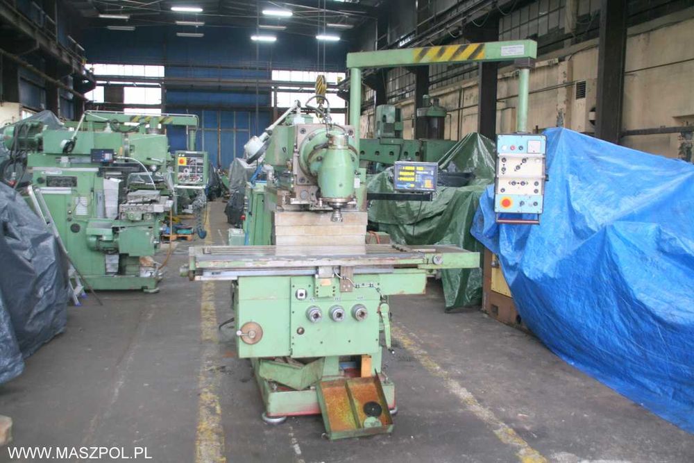 Frezarka FGS 32/40 - TOS - odczyty HEIDENHAIN - super stan - FILM