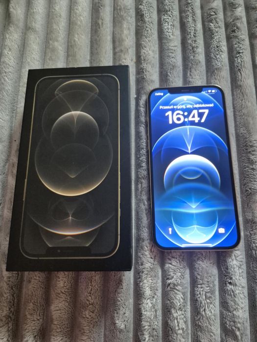 IPhone 12 pro max  Złoty Gold 128 GB stan bdb