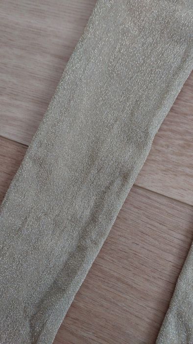 Nowe dziewczece złote rajstopy r ok 146-156