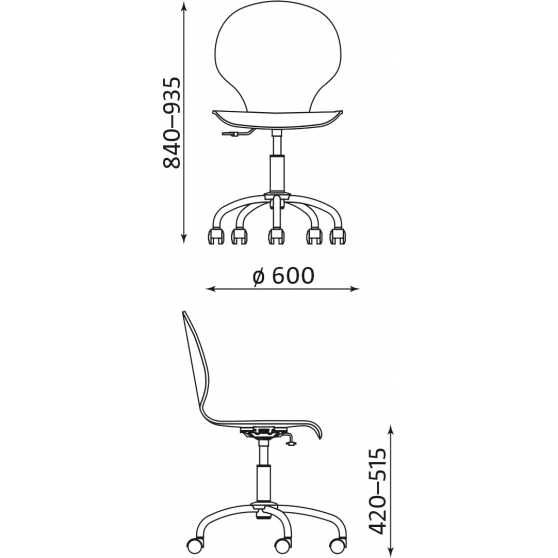 Krzesło biurowe Cafe VI GTS