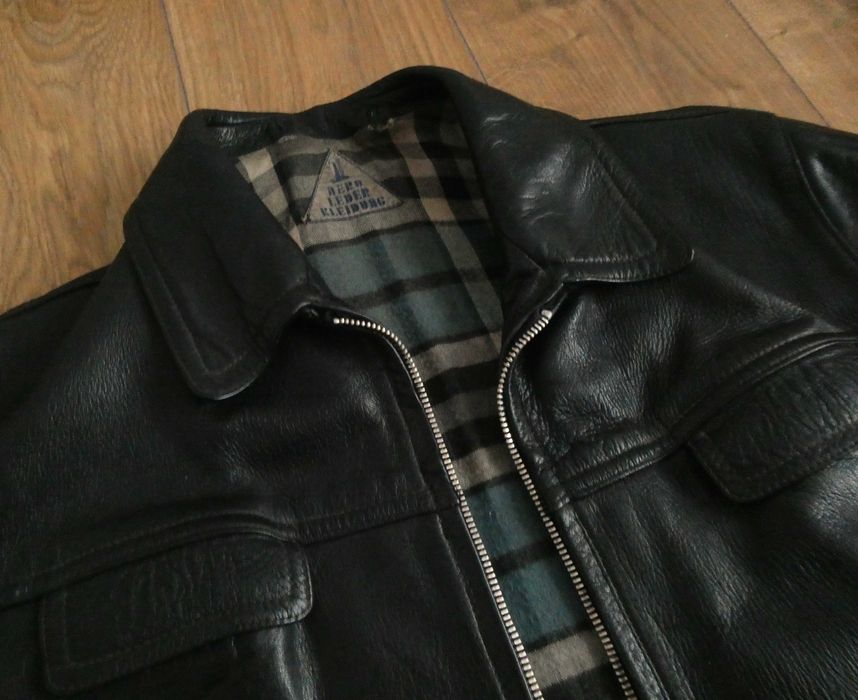 Kurtka skórzana męska AERO skóra PILOTKA biker LEATHER  M/L