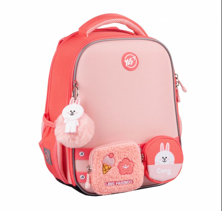 Рюкзак шкільний каркасний YES Line Friends Pretty Cony H-100