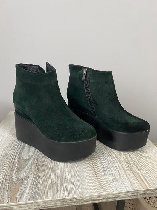 Ботильйони 36 розмір зеленого кольору