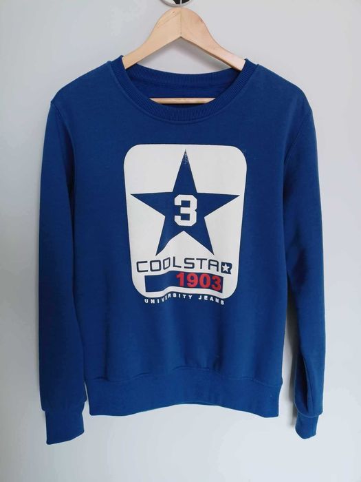 Męska bluza bez kaptura J. Style Coolstar 1903 - rozmiar S, niebieska