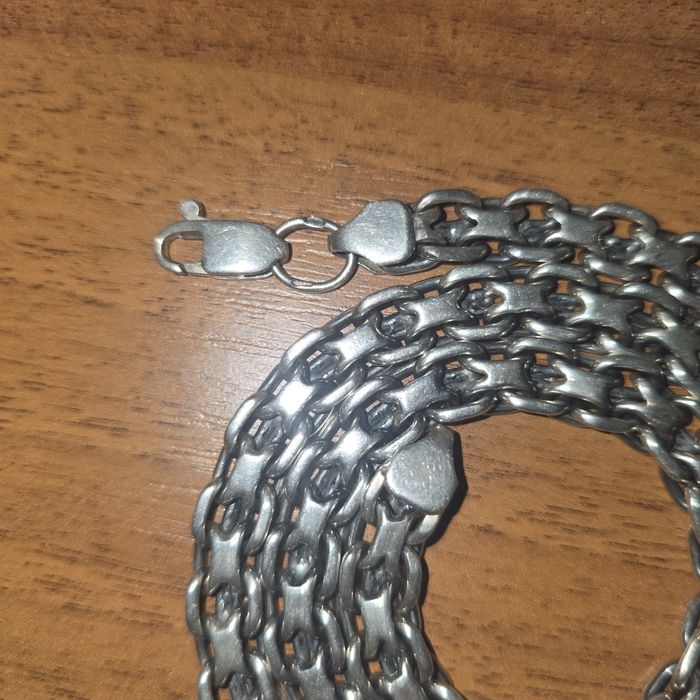 Чоловічий срібний ланцюжок