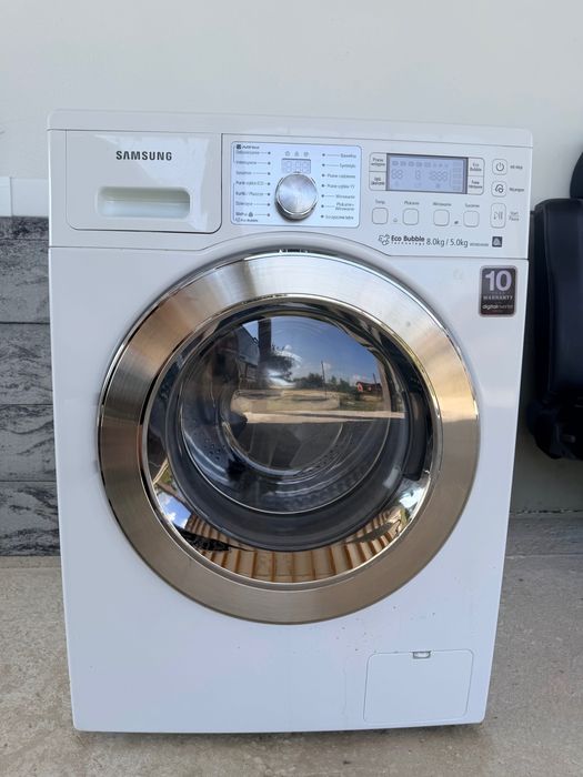 Прально-сушильна машина Samsung Eco Bubble WD0804W8E 8/5 кг