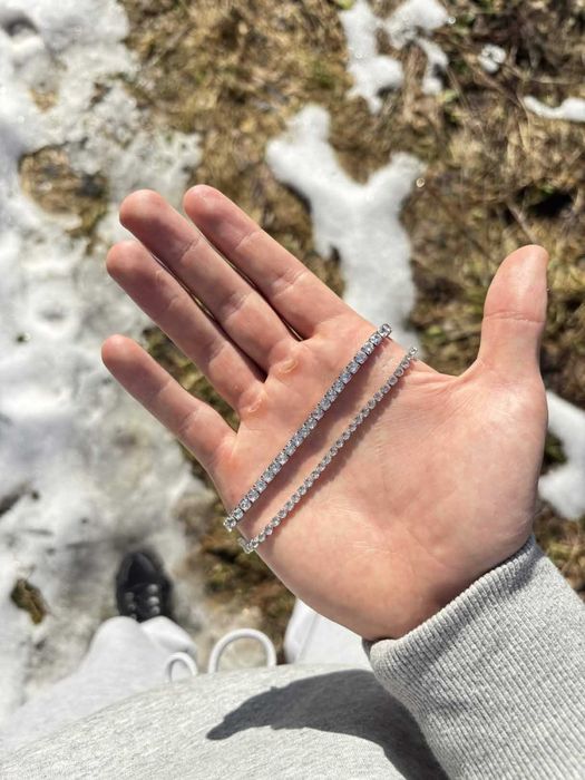 Bransoletka Iced Out combo (silver) DARMOWA DOSTAWA!