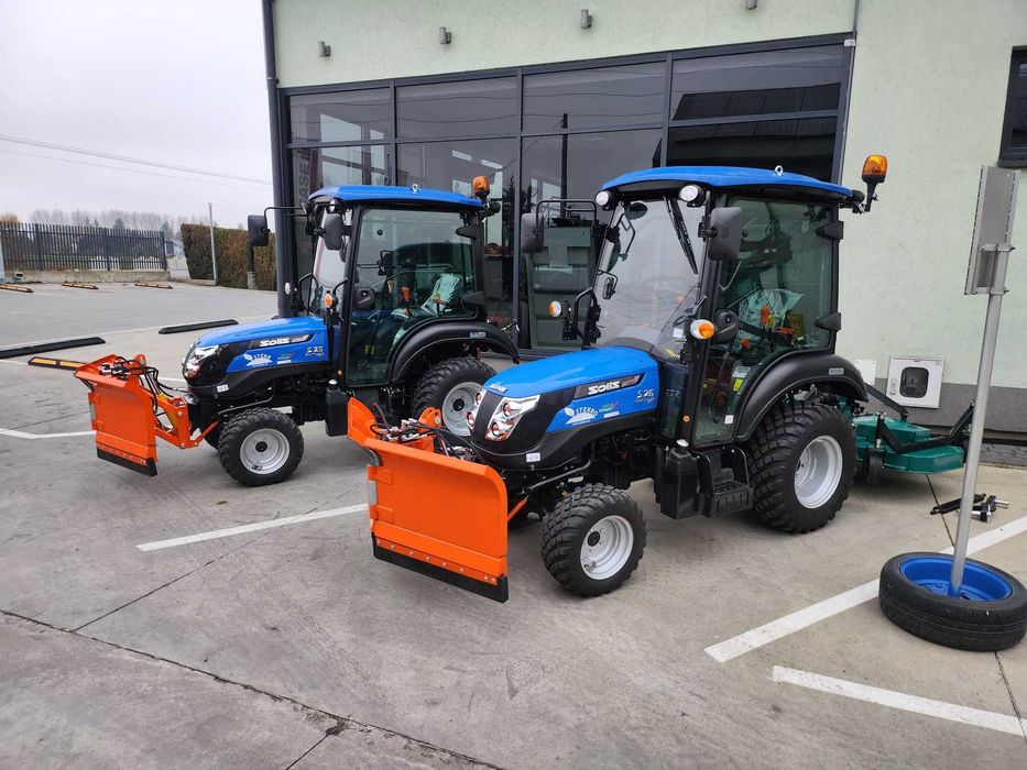 Ciągnik mini traktor Solis S 26 4wd + pług śnieżny / piaskarka