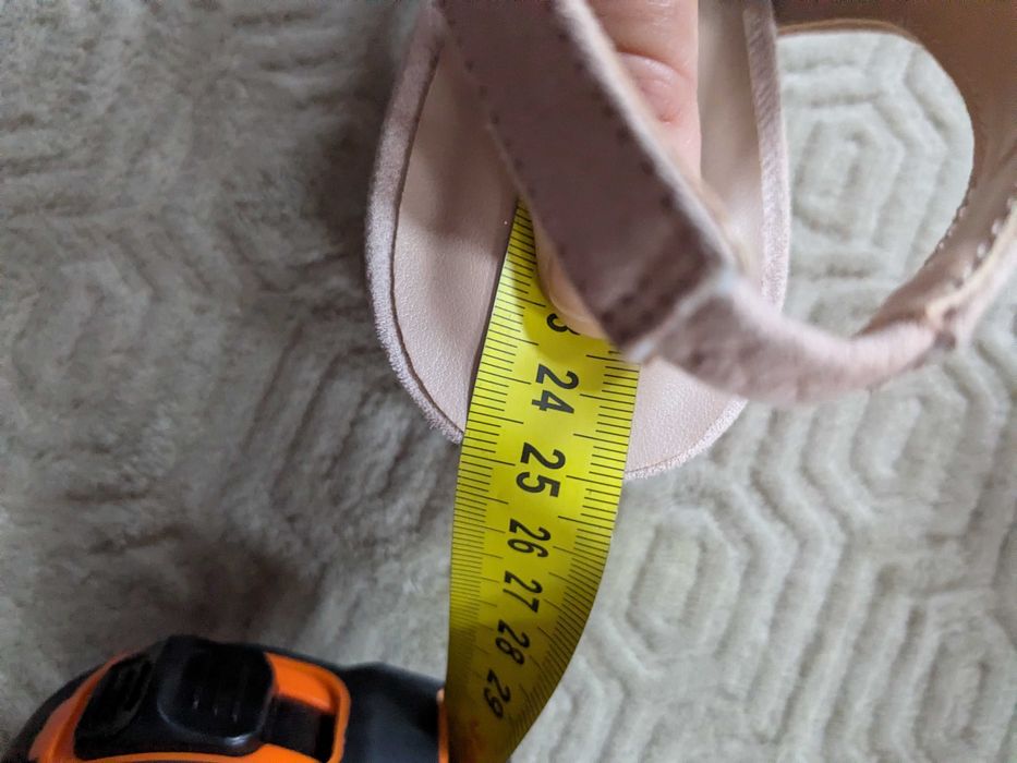 Czółenka slingback pudrowy róż rozm. 39 Anna Field
