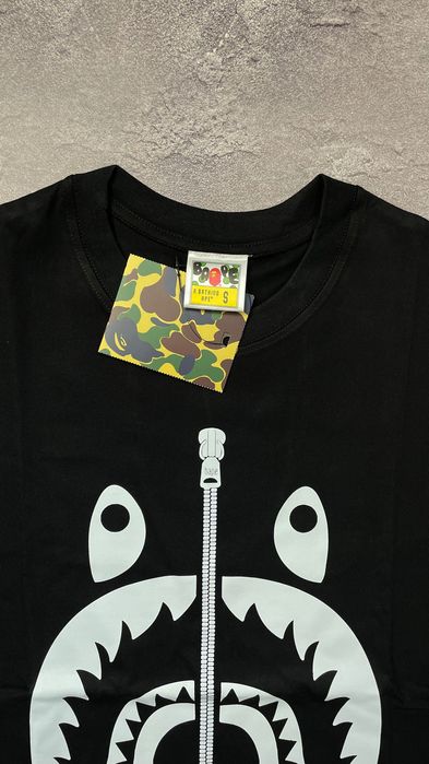Футболка Bape shark / бейп акула / Bape