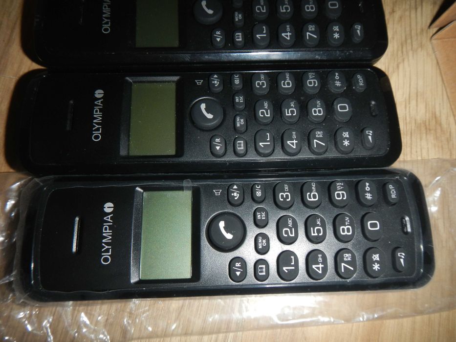 Olympia telefon bezprzewodowy 3 sluchawki do domu biura