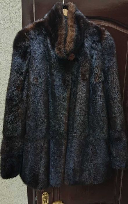 Шуба норка, натуральна