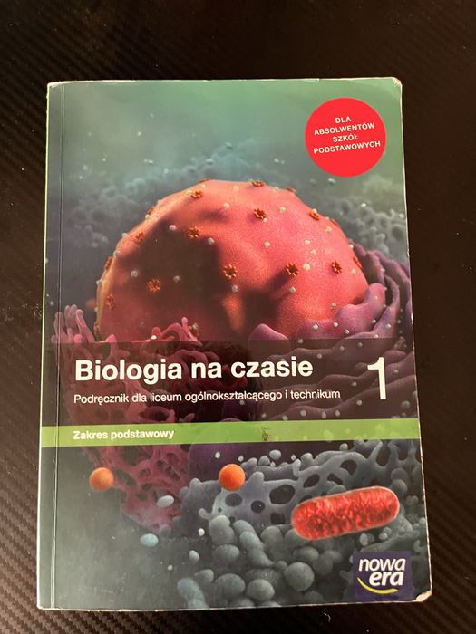 Ksiazka od biologii dla klas 1 liceum/technikum
