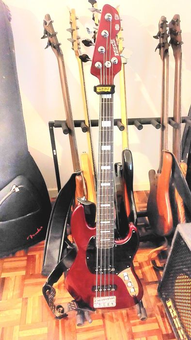 Baixo  makbass MB GV 5 GOG Red Passion CR RW FC (Passive)