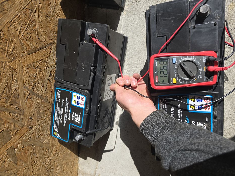 Akumulatory dwie sztuki 800a 12v