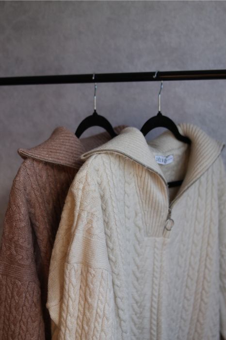 Светр теплий з замком