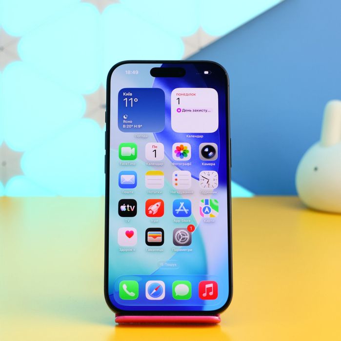Смартфон Apple iPhone 16 Pro 128GB Black (167545) Б/У З ГАРАНТІЄЮ