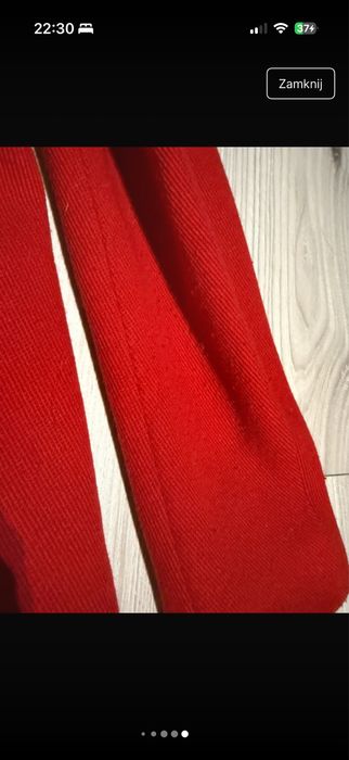 Czerwona bosmanka/plaszcz damski