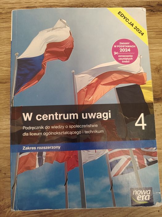 Podręcznik WOS , W centrum uwagi 4 edycja 2024 , zakres rozszerzony