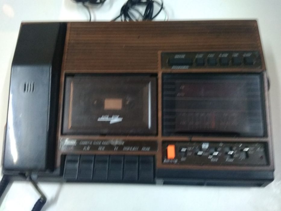 Sontec cassette colock rádio e telefone!