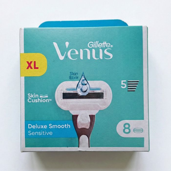 Змінні касети Gillette Venus Deluxe PRO Smooth Sensitive, 8 картриджів
