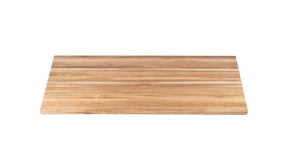 Loftowe Biurko z Blatem Jesionowym na Wymiar Lite Drewno pod Komputer
