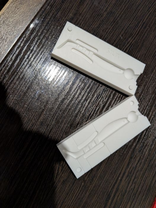 Силикон для литья спиннинговых приманок. Форма для литья 3 дюйма