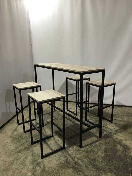 Меблі для кафе у стилі лофт у місті Дніпро.