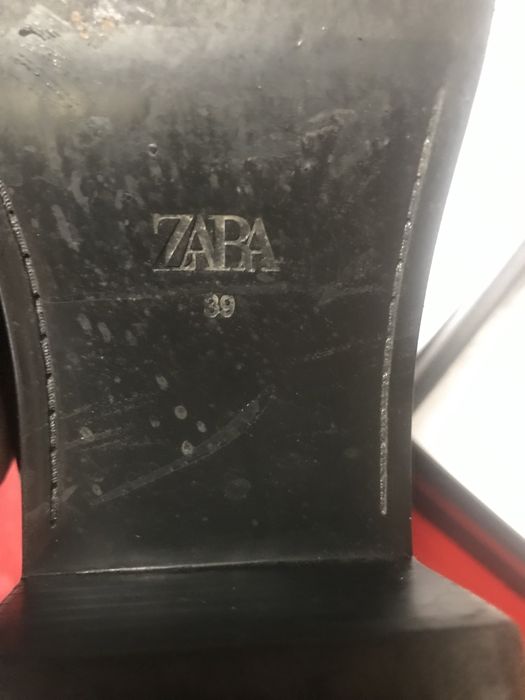 Кожаные ботинки zara